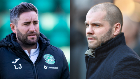 Lee Johnson and Robbie Neilson