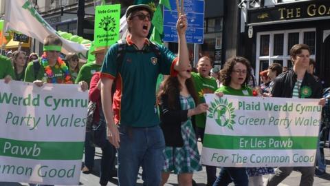 Green Party march