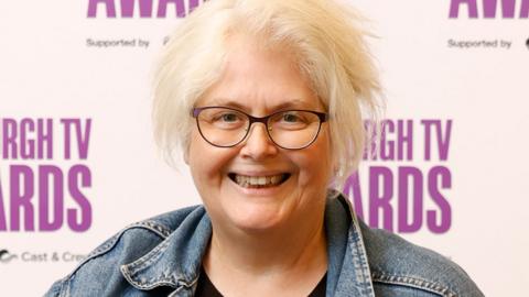 Sally Wainwright at the Edinburgh TV Awards