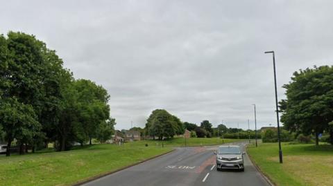 Junction with Cypress Road on Stainton Way