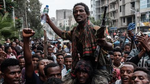 tigrayan rebels in mekelle