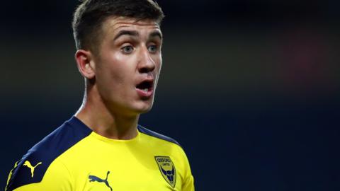 Oxford United midfielder Cameron Brannagan