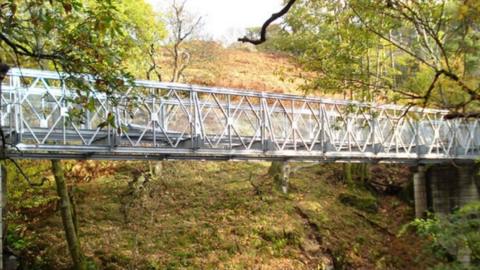 The footbridge