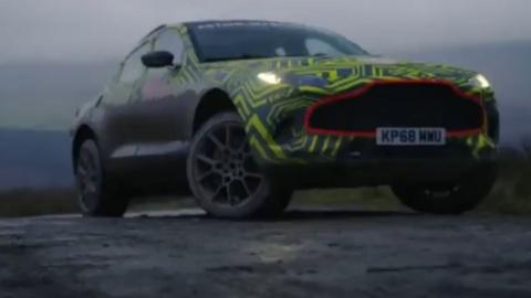 The new Aston Martin DBX prototype
