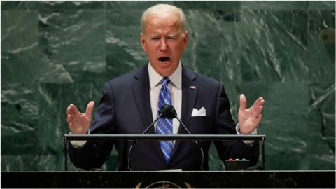 At the United Nations General Assembly, Joe Biden pledged the US would work with any willing nation.