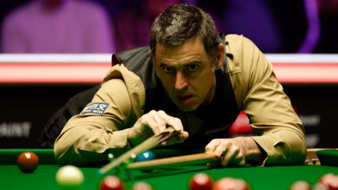 Ronnie O'Sullivan, pictured in action during his semi-final win over Gary Wilson