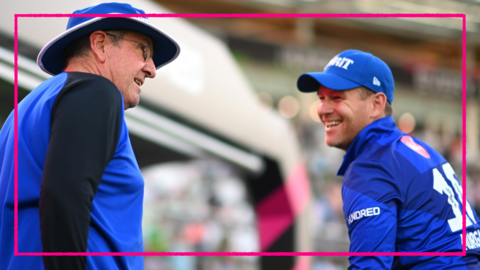 Trevor Bayliss (left) and Eoin Morgan (right)