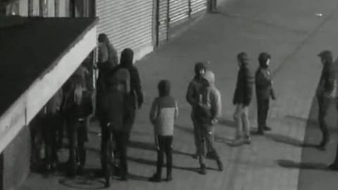 CCTV image of youths