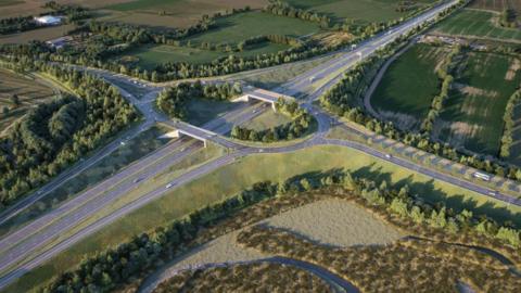 Artists impression of what Junction 10 could be