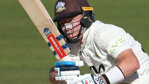 Surrey batter Ollie Pope in action