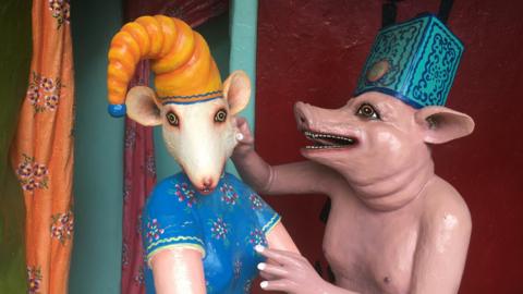 Picture of statues at Singapore's Haw Par Villa