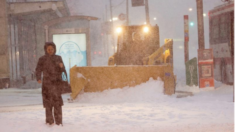 A Toronto snow storm