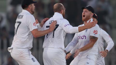 England celebrate