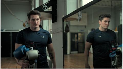Shane McGuigan in boxing gym.