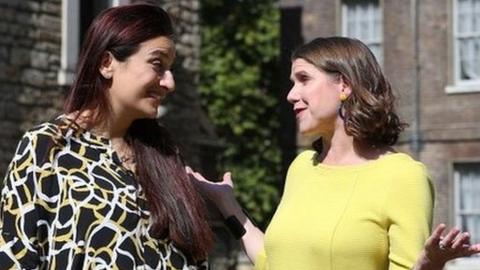 Luciana Berger and Jo Swinson