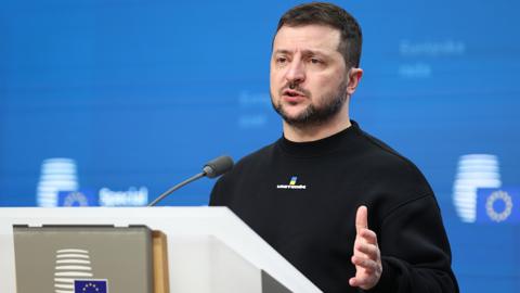 Ukrainian President Volodymyr Zelensky