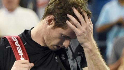 Andy Murray at the 2015 US open