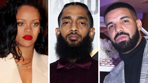 Rihanna, Nipsey Hussle and Drake