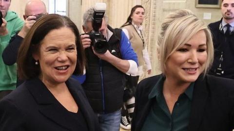 Michelle O'Neill and Mary Lou McDonald