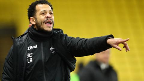 Derby County assistant manager Liam Rosenior