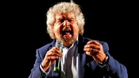 M5S leader Beppe Grillo, 26 Nov 16