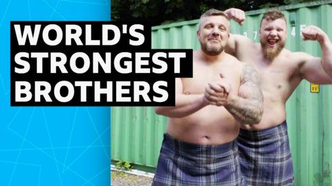 Scotland's Tom and Luke Stoltman, the "world's strongest brothers"