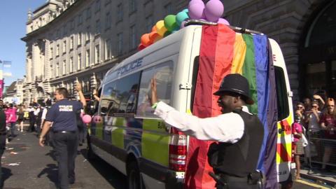 Police at Pride