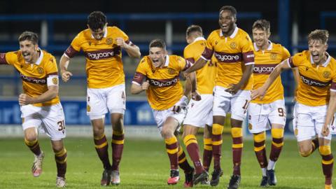 Motherwell celebrate