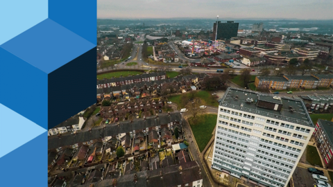 Stoke-on-Trent with BBC debate branding