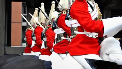 Generic image of soldiers from the Household Cavalry Mounted Regiment