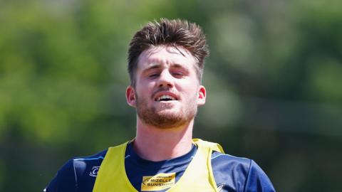 Joe Greenwood training with Gold Coast Titans