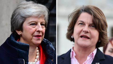 Theresa May and Arlene Foster