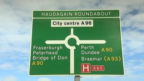 Haudagain roundabout