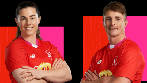 Tammy Beaumont and Tom Abell
