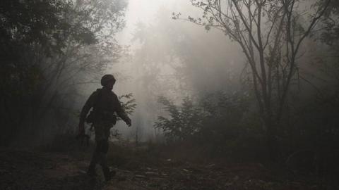 Ukraine's President Zelensky has shared pictures showing soldiers in Avdiivka