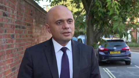 Health secretary Sajid Javid