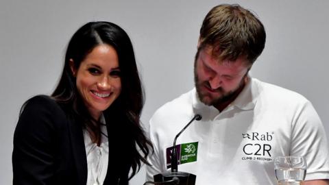 Meghan Markle at an awards ceremony