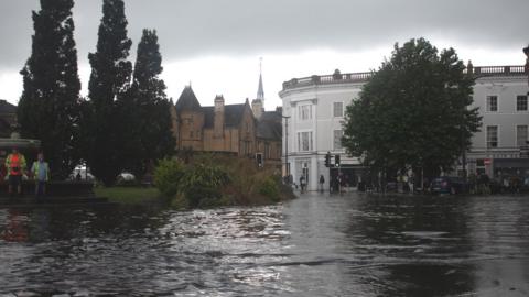 Flooding in Barnstaple