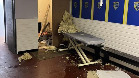 Gedling FC clubhouse burgled and vandalised