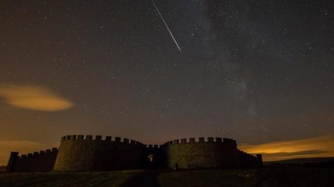 Perseid meteor shower Downhill 2018