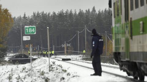 Scene of crash near Raseborg/Raasepori