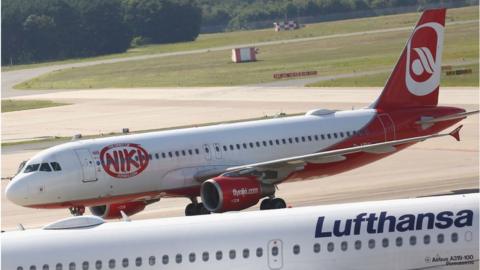 Niki Airlines aeroplane