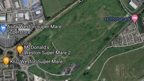Former landfill site Weston-super-Mare