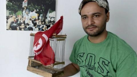 Wadih Jalasi, who's been called Tunisia's Cage Man