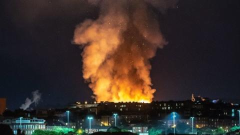 Fire at Mackintosh building