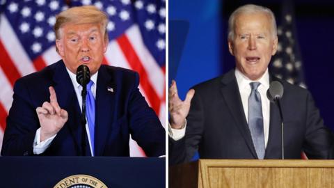 Trump and Biden