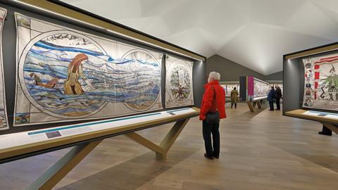 The Great Tapestry of Scotland opened in August 2021.