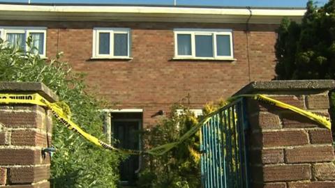 Gorleston murder investigation scene