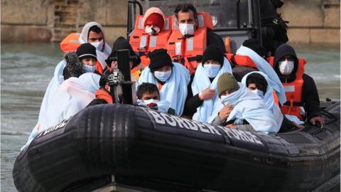 Migrants in Dover