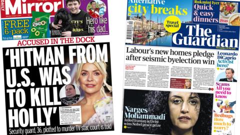 The Mirror and Guardian papers